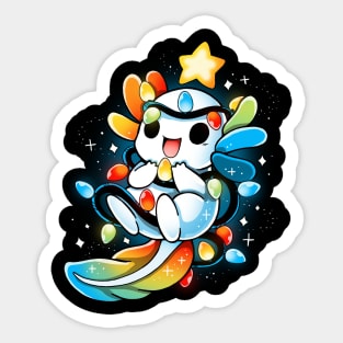 Christmas A-Lotl Sticker